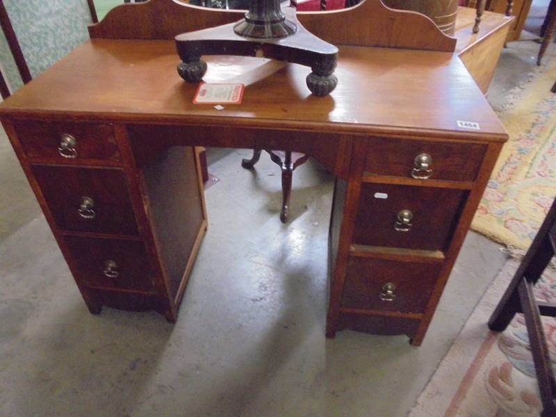 A small kneehole desk, COLLECT ONLY.