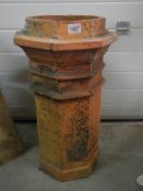 A plain top chimney pot, COLLECT ONLY.