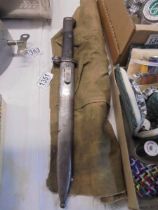 A WW2 Czech bayonet for a Mauser.