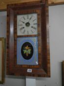 An American wall clock by Jerome & Co., COLLECT ONLY.