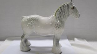 A Beswick Shire horse.