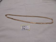 A 9ct gold neck chain, 21.71 grams.