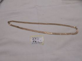 A 9ct gold neck chain, 21.71 grams.