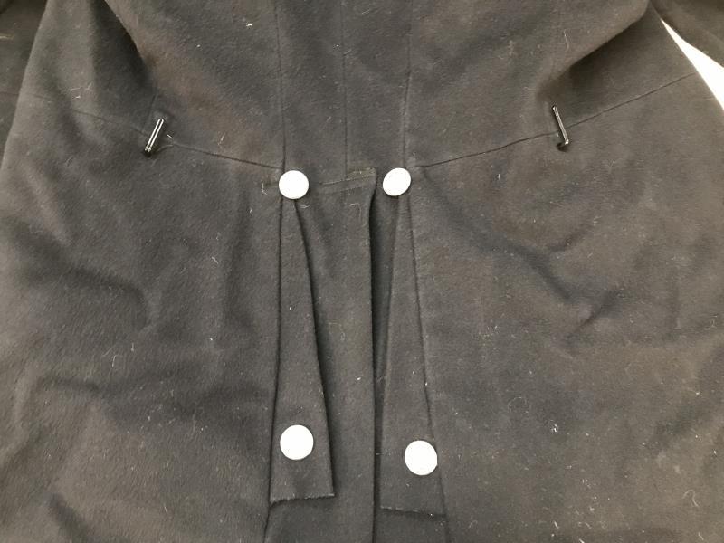 Two Vintage Coats. 1x Policemanâ€™s and 1x midwife. Age related damage and wear. - Image 9 of 11