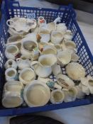 A quantity of W H Goss crested china.