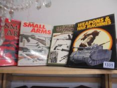 Four reference books relating to antique weapons.,