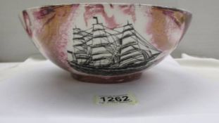 A Sunderland Lustre bowl 'The Sailor's Tear'.