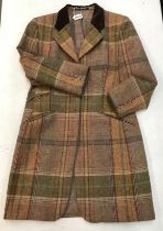Pure New Wool DAKS Signature Dress Coat. Lovely condition with general Repair needed on back vent