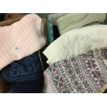 two boxes of ladies knitwear