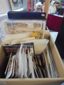 A good lot of stamps including penny reds, some in albums, some loose, some first day covers.