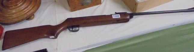 A BSA "22" Meteor air rifle. COLLECT ONLY.