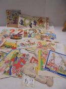 A quantity of mid 20th century children's birthday cards.