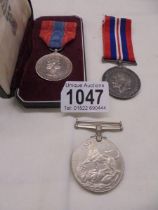 A WW1 medal 205916, Pte B R Richardson Devon R, A post office medal for Benjamin Robert Richardson