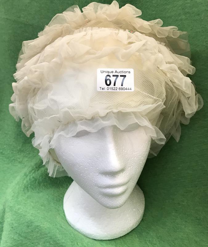 Vintage Lace shower Cap