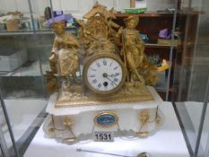 A good French mantel clock in working order.