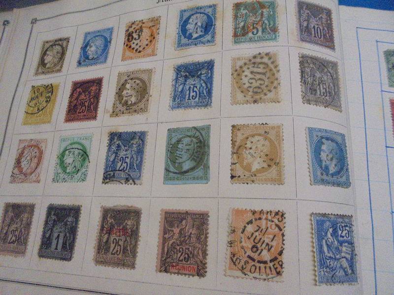 An early stamp album including penny black, 2d blue, Victorian, European, Commonwealth - Image 7 of 21