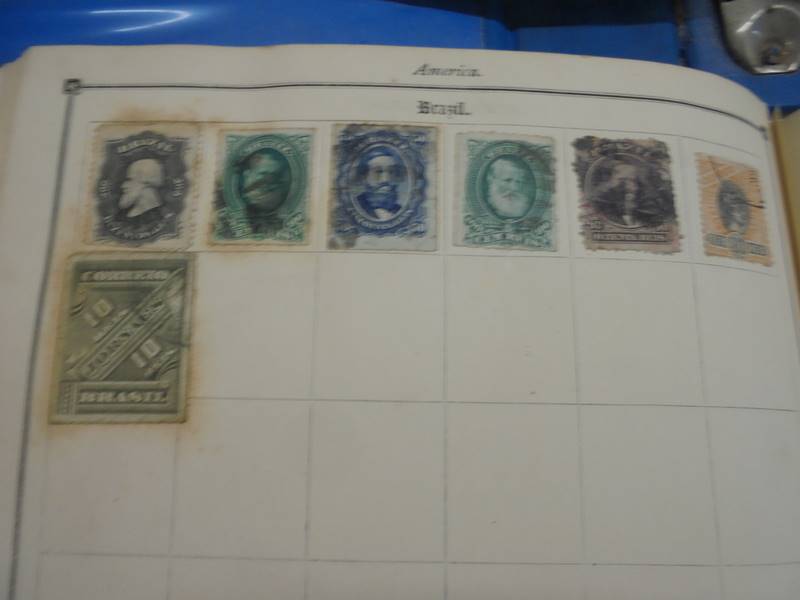 An early stamp album including penny black, 2d blue, Victorian, European, Commonwealth - Image 17 of 21