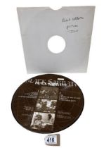 Rare, Black Sabbeth 12In pic disc. 8 Tracks includes Paranoid, Warpigs. Vinyl Ex