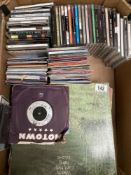 A Box of CD singles LPs Gen pop