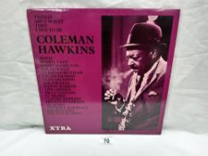 Coleman Hawkins Things Aint What They Used To Be Jazz LP. Xtra label, Xtra 5031 Vinyl Nr Mint