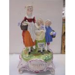 A Yardley's Old English Lavender advertising figure group, 32 cm tall.