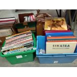 3 Boxes of mixed LPs including Easy pop & Classicals