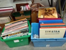 3 Boxes of mixed LPs including Easy pop & Classicals