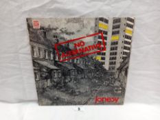 Jonesy No Alternative 1972 Prof rock LP. Dawn label, DNLS 3042. Vinyl Ex Cover VG (RC80)