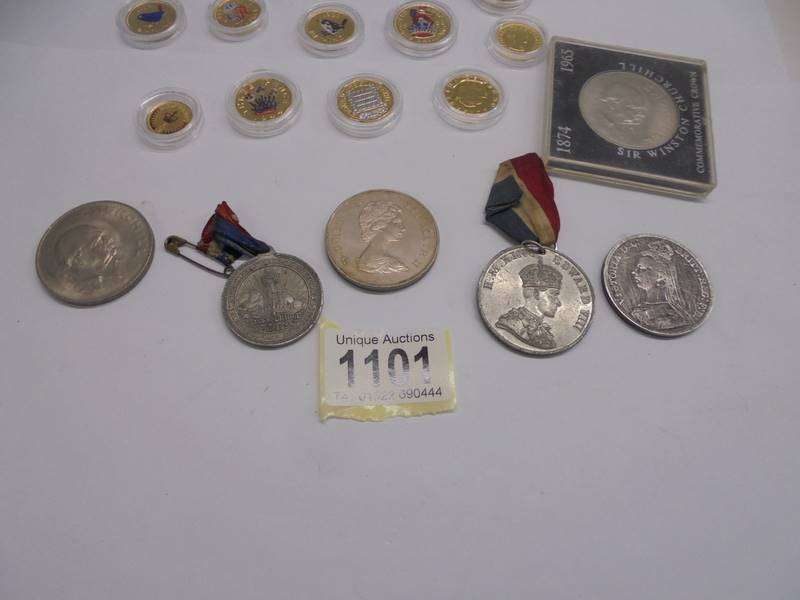 A quantity of The Changing Face of Britains coinage Golden Edition coins and other coins. - Image 2 of 5