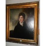 An early Victorian oil on canvas portrait of John George Calthrop, 1760-1806, Gosberton, COLLECT