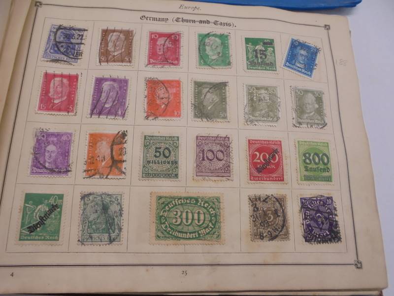 An early stamp album including penny black, 2d blue, Victorian, European, Commonwealth - Image 8 of 21