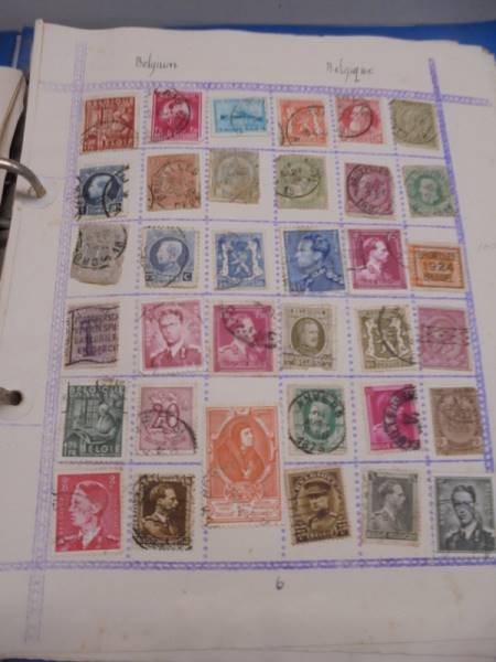 An early stamp album including penny black, 2d blue, Victorian, European, Commonwealth - Image 19 of 21