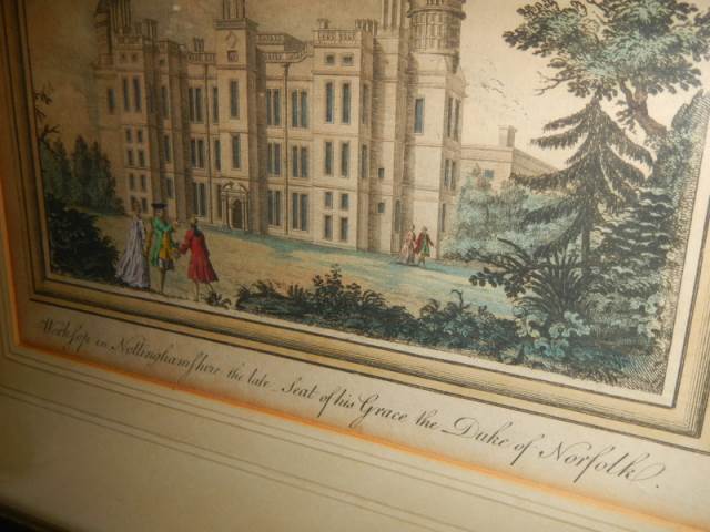 A framed and glazed 19th century copper engraving of Workshop Nottinghamshire, COLLECT ONLY. - Image 3 of 4
