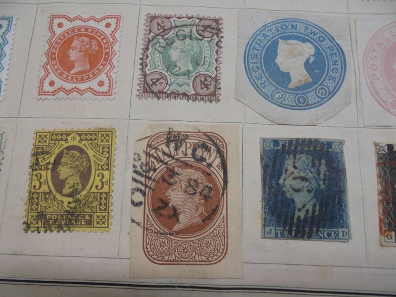 An early stamp album including penny black, 2d blue, Victorian, European, Commonwealth - Image 11 of 21