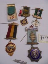 An R.A.O.B Roll of Honour silver medal 1946/47/58, three others & a 1969 ten year safe driving medal