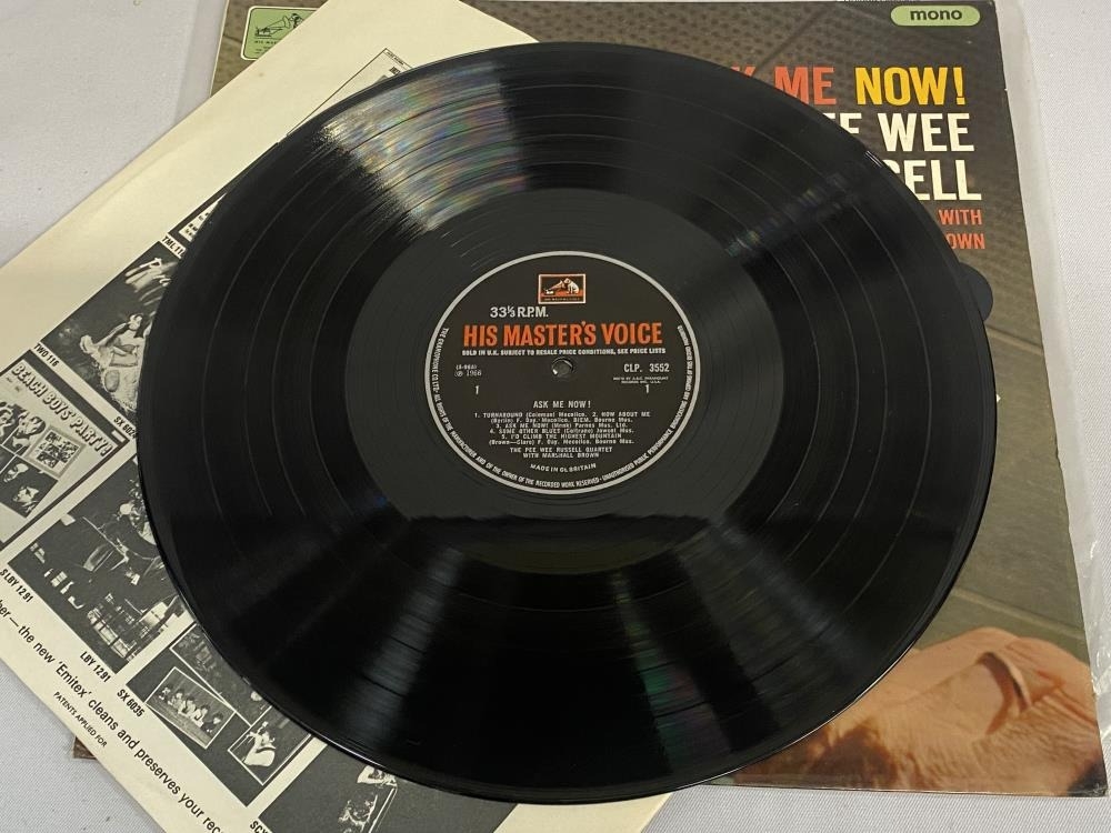 The Pee Wee Russell Quartet Ask Me Now! Jazz LP, 1966. HMV Label, CLP3552 Vinyl Nr Mint Cover Ex - Image 3 of 4