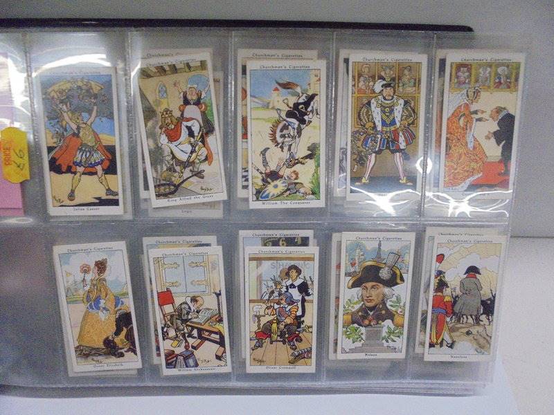 Two albums of sets of cigarette cards. - Image 11 of 12