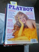 A good collection of Playboy magazines dating 1995 - 1999 including Pamela Anderson, Kiss etc