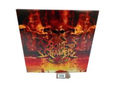Bone Gnawer Cannibal Crematorium death metal. Vinyl & Cover Ex Con