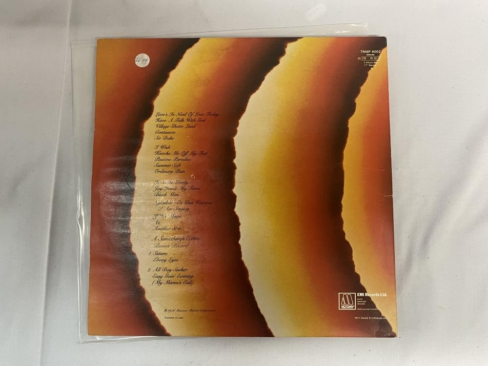 Stevie Wonder Songs In The Key Of Life 2x LP. C/W Bonus single C/W booklet. Vinyl Ex Cover VG. - Image 2 of 10