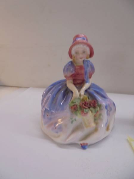 Two small Royal Doulton figures and one other. - Image 2 of 4