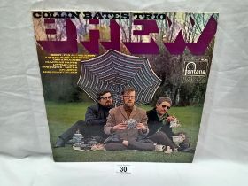 Colin Bates Trio Brew rare jazz LP Fontana Label, SFJL913 1968