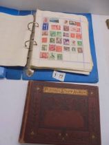 An early stamp album including penny black, 2d blue, Victorian, European, Commonwealth