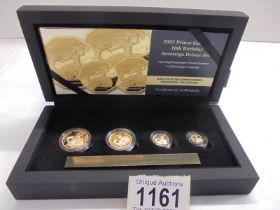 A cased set of 2023 Prince George Tenth Birthday Gold Sovereign Set