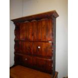 A stained pine dresser top, COLLECT ONLY