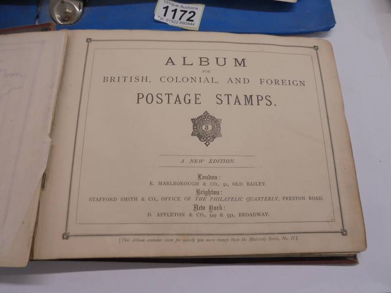 An early stamp album including penny black, 2d blue, Victorian, European, Commonwealth - Image 3 of 21