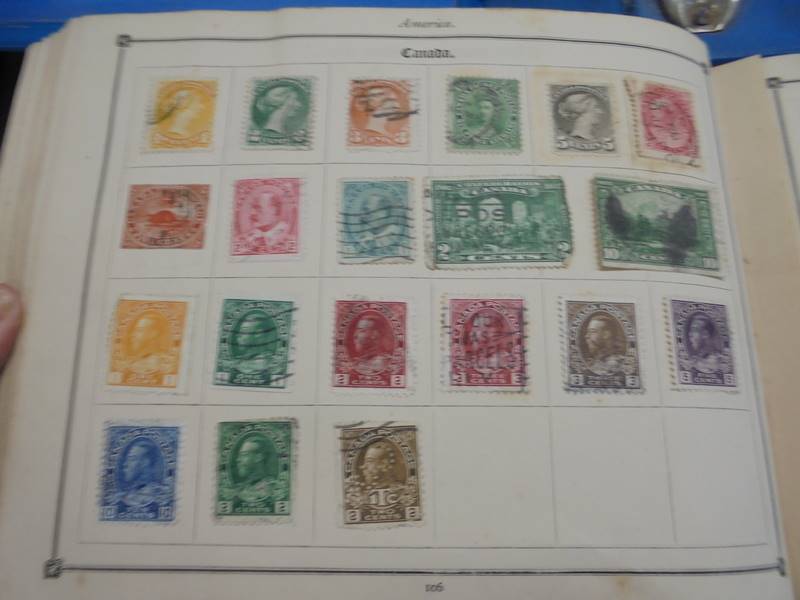 An early stamp album including penny black, 2d blue, Victorian, European, Commonwealth - Image 16 of 21