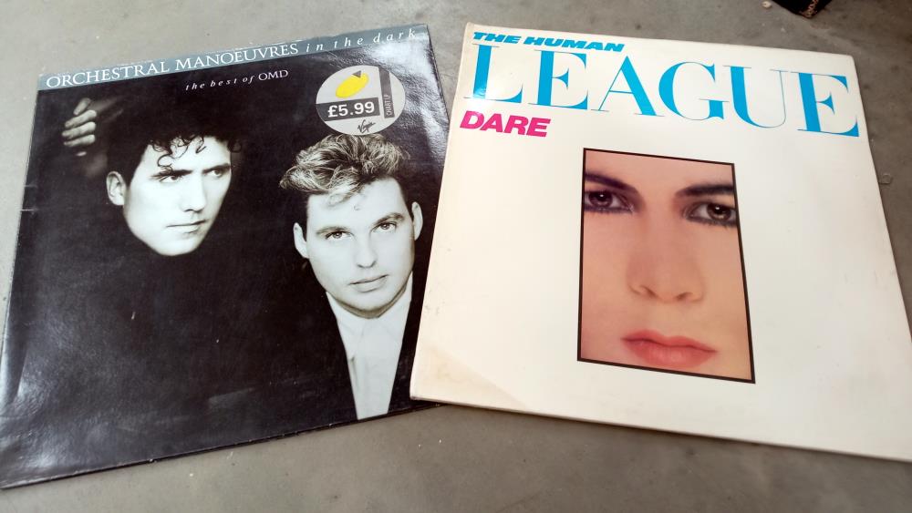 40+ 1980's LPs including Huey Lewis, ABC, Nik Kershaw etc Vinyl mixed con, Covers used - Image 3 of 6