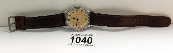 An Omega Air Force military wrist watch, 6B/159 A14409.