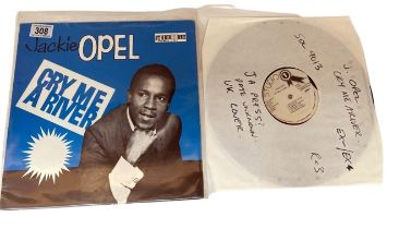 Jackie Opel, Cry Me A River, Studio One Label, Vinyl VG+. Pro cleaned
